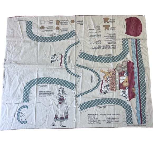 1997 Daisy Kingdom Jumpstart #154300 “Country Noah” Instant Jumper Bodice Panel - Picture 2 of 9